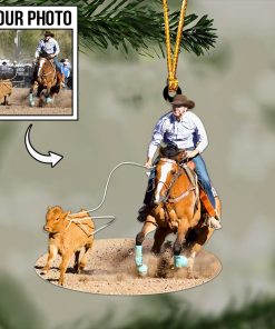 Custom Horse Photo Ornament / Keychain / Car Hanging – Personalized Horse Lover Gift 🐎