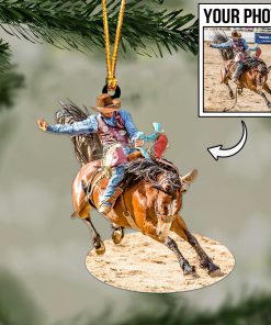 Custom Horse Photo Ornament / Keychain / Car Hanging – Personalized Horse Lover Gift 🐎