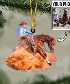 Custom Horse Photo Ornament / Keychain / Car Hanging – Personalized Horse Lover Gift 🐎