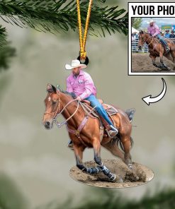 Custom Horse Photo Ornament / Keychain / Car Hanging – Personalized Horse Lover Gift 🐎