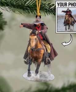 Custom Horse Photo Ornament / Keychain / Car Hanging – Personalized Horse Lover Gift 🐎
