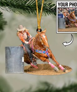 Custom Horse Photo Ornament / Keychain / Car Hanging – Personalized Horse Lover Gift 🐎