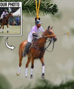 Custom Horse Photo Ornament / Keychain / Car Hanging – Personalized Horse Lover Gift 🐎