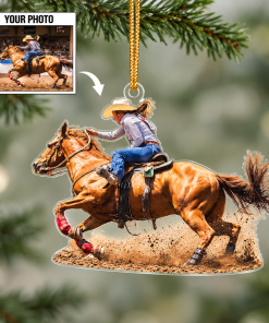 Acrylic Custom Shaped Christmas Ornament 2026-12